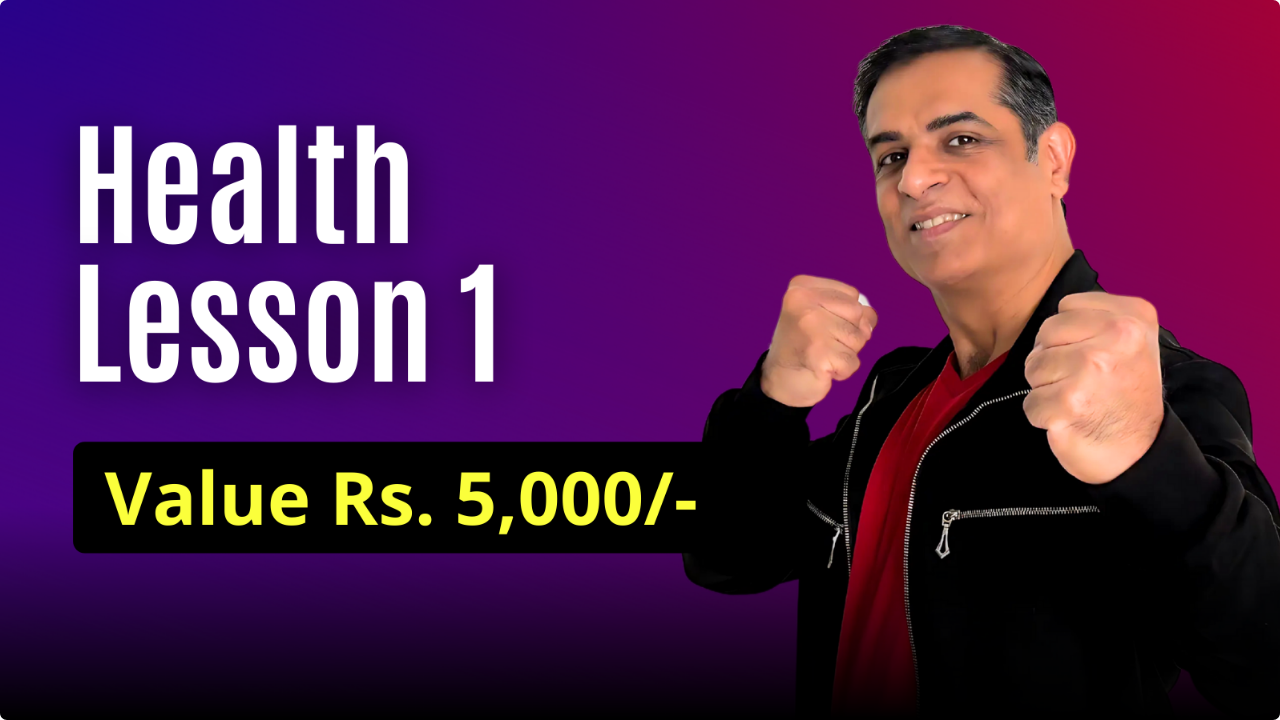 Health Lesson 1 Card