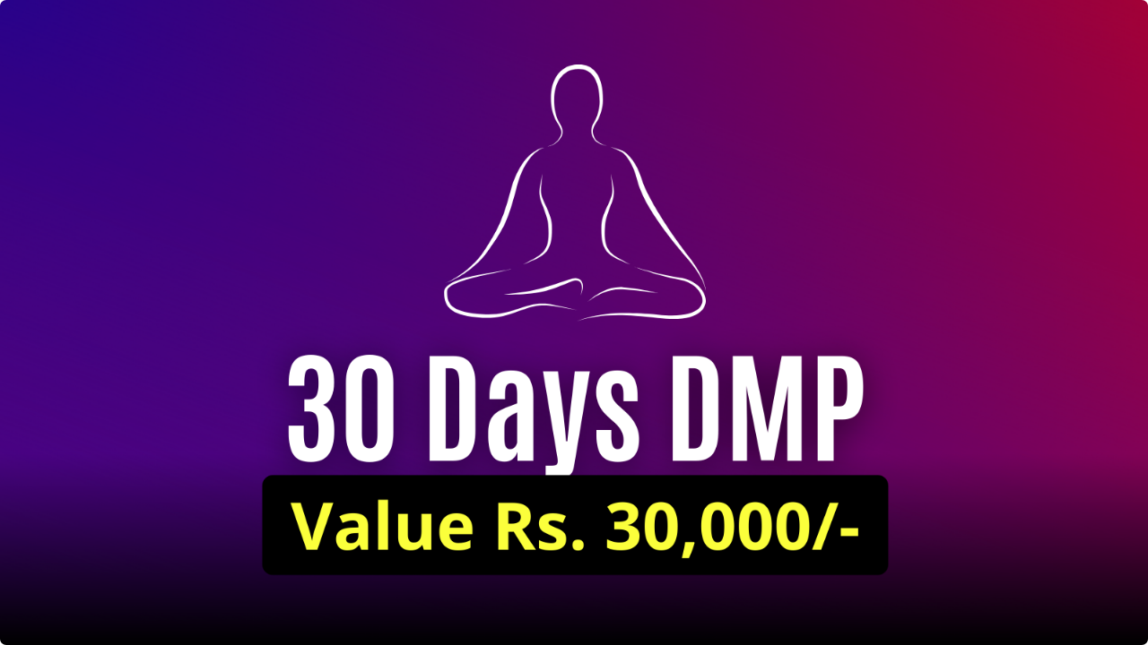 30 Days DMP Bonus Card